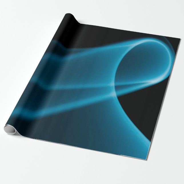 Papel De Presente Raio azul de luz (Desenrolado)