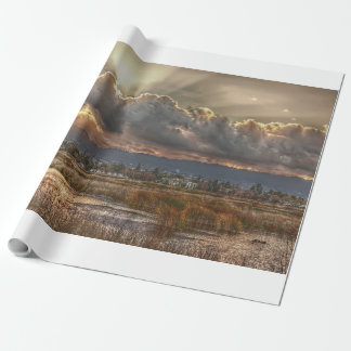Papel De Presente Raios no pôr do sol