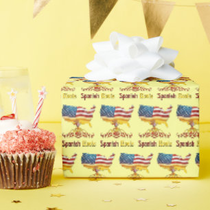 Papel De Presente Raízes de Espanhol Americano
