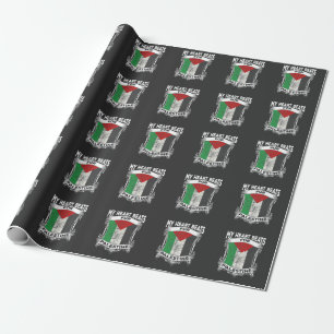 Papel De Presente Raízes Palestinianas do Coração da Palestina para