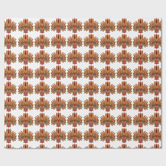 Papel De Presente Raksha Mask (Aberto)