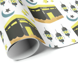Papel De Presente Ramadan Kareem Eid Mubarak muçulmano