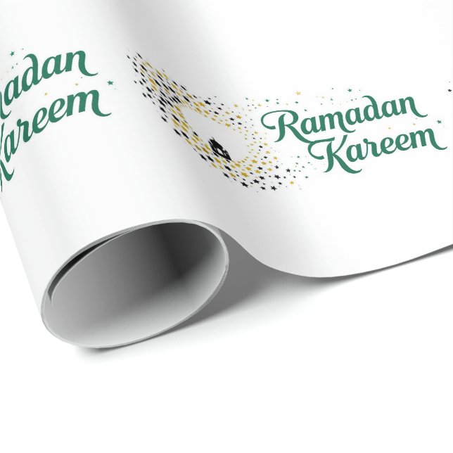 Papel De Presente Ramdan Kareem Holiday  (Ponta do rolo)