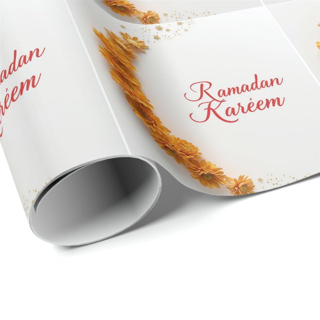Papel De Presente Ramdan Kareem Holiday  (Ponta do rolo)