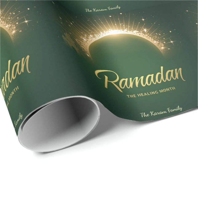 Papel De Presente Ramdan Kareem Holiday  Card (Ponta do rolo)