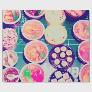 Papel De Presente ramen e sushi