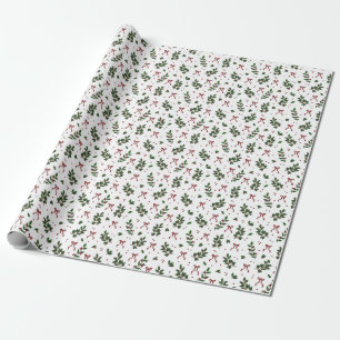 Papel De Presente Ramo de Natal
