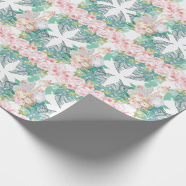 Papel De Presente Rapariga da Selva Aniversário Safari