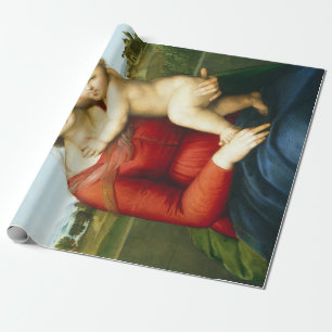 Papel De Presente Raphael A Pequena Madonna Cowper