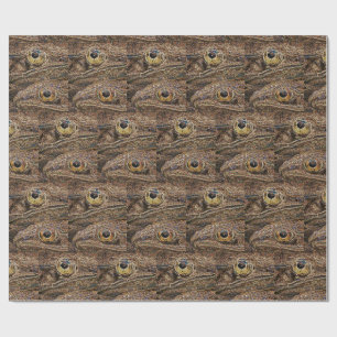 Papel De Presente Rãs Leopardo Arte Selvagem