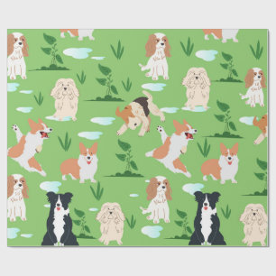 Papel De Presente Rascunhos de Cachorro