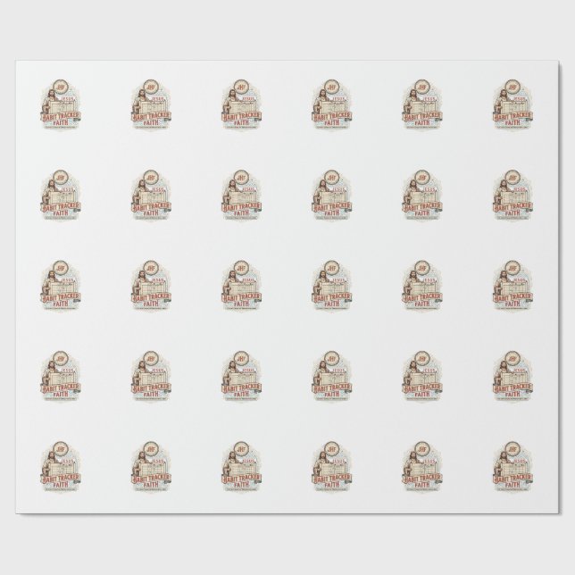Papel De Presente Rastreador de Hábitos de Jesus Fé Rastreador de Há (Aberto)