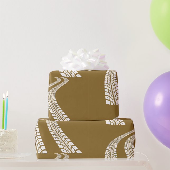 Papel De Presente Rastreios de pneus (Criador carregado)