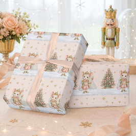 Papel De Presente Rato Rei do Quebra-Nozes Árvore de Natal Aniversár