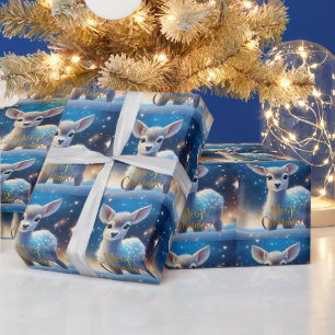 Papel De Presente Rebelde com boas-vindas de Natal