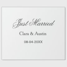 Recém-casados adicionar nome do casal data ano sim