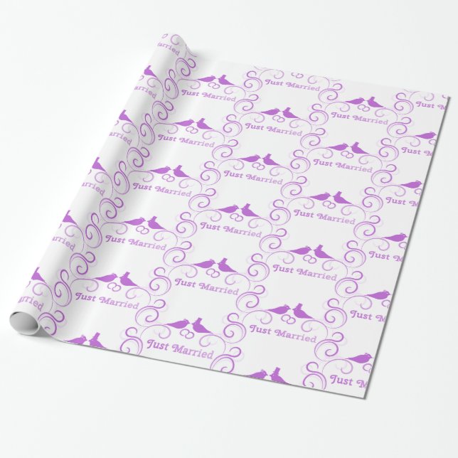 Papel De Presente Recém-Casados Casal Thunder_Cove (Desenrolado)