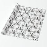 Papel De Presente Recém-Casados Noiva e Noivo Bicicleta<br><div class="desc">Celebre um casal recém-casado com este encantador papel de embrulho temático de casamento, apresentando uma noiva e um noivo andando em uma bicicleta tandem com o texto “Recém-Casados”. Ideal para presentes de casamento, chá de noiva ou celebrações de noivado, este papel de embrulho único adiciona um toque caprichoso a qualquer...</div>