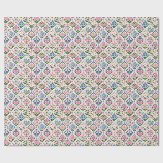 Papel De Presente Recorte floral (Aberto)