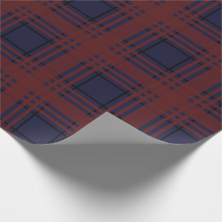 Papel De Presente Red and Blue Tartan Plaid Wrapping Paper