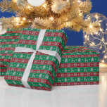 Papel De Presente Red and Green Reindeer Heart Tree Modern Christmas<br><div class="desc">Adotar o espírito eterno dos feriados com este clássico papel de embrulho de Natal. Apresentando um simples padrão retrô de árvores de Natal, renas, corações e poinsetos em vermelho e verde tradicionais, essa design evoca uma sensação de nostalgia e calor festivo. As cores ricas trazem uma sensação acolhedora, convidando para...</div>