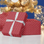 Papel De Presente Red and White Modern Stars White Christmas<br><div class="desc">Apresentando nosso moderno Livro Vermelho de Natal apresentando um Padrão de Natal das Estrelas Brancas Super Bonitas! Elevem sua experiência de doação de presente de feriado com este design de papel de embrulho contemporâneo e festivo. O rico e vibrante fundo vermelho serve como a canvas do delicioso Padrão de Natal...</div>