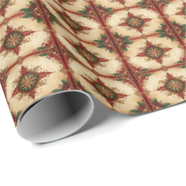 Papel De Presente Red Decorative Holiday Wrapping Paper