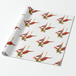 Papel De Presente Red Dragon - Wrapping paper