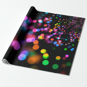 Papel De Presente Reflexões luminosas de fundo dos cabos