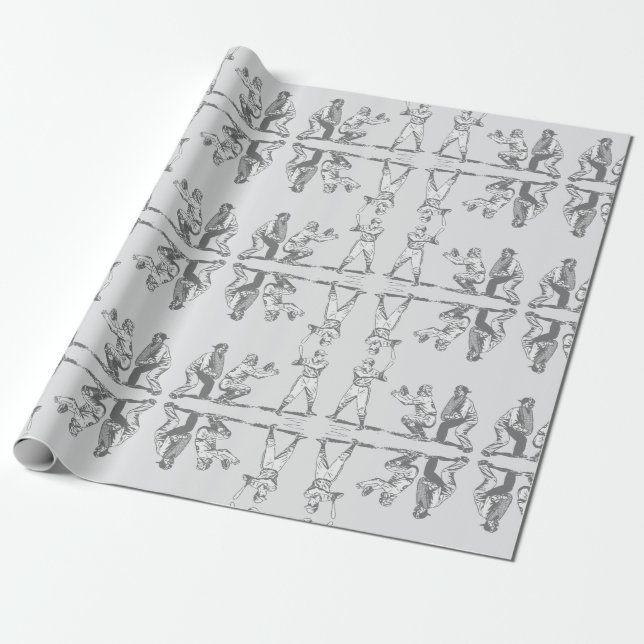 Papel De Presente Reflexões Sobre Beisebol (Desenrolado)