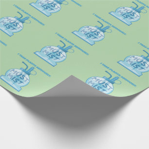 Papel De Presente Regador de plantas mister nebulizando vasos de pla