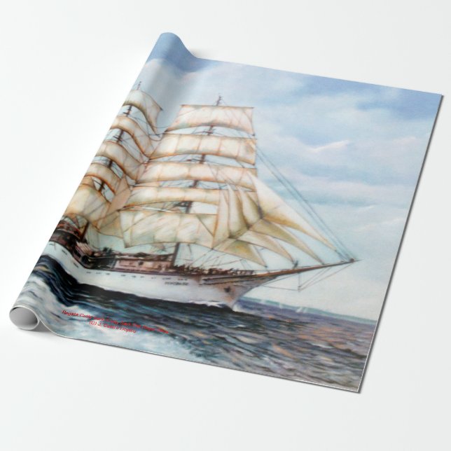 Papel De Presente Regata Cutty Sark/Cutty Sark Tall Ships' Race (Desenrolado)