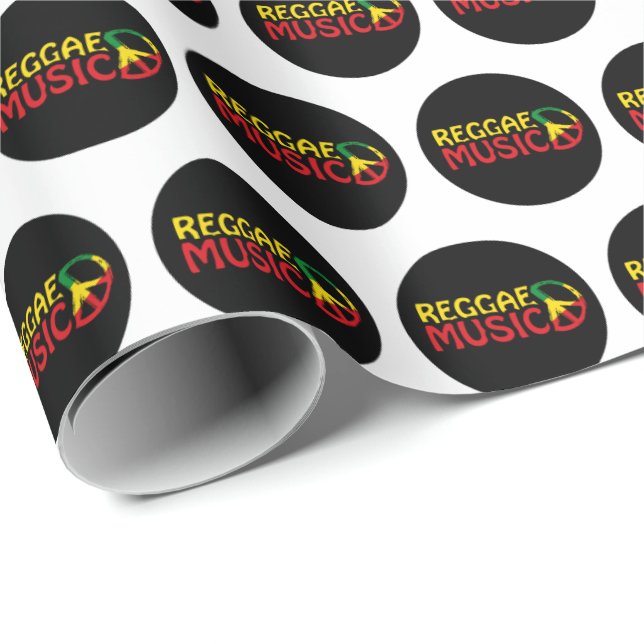 Papel De Presente Reggae Music - modelo2b-círculo-preto (Ponta do rolo)