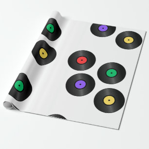 Papel De Presente "Registros Coloridos"