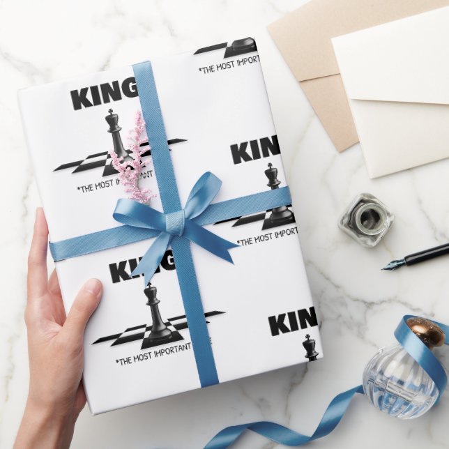 Papel De Presente Rei O Peço Mais Importante (Presentear)