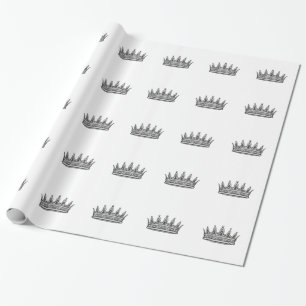 Papel De Presente Rei Príncipe Real Royalty Fairytale Crown