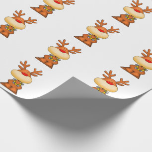 Papel De Presente Reindeer