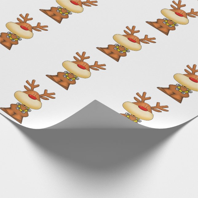 Papel De Presente Reindeer (Ponta)