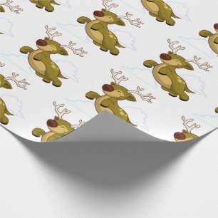 Papel De Presente Reindeer
