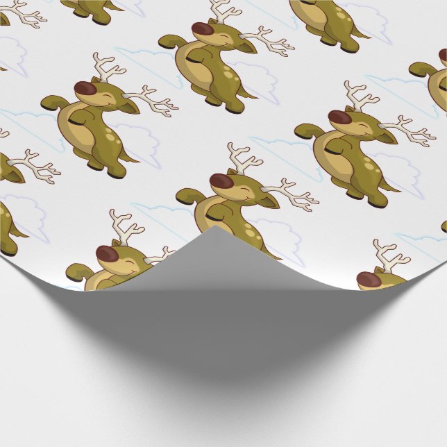 Papel De Presente Reindeer (Ponta)