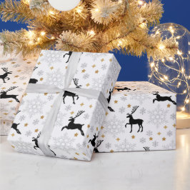 Papel De Presente Reindeer Flying