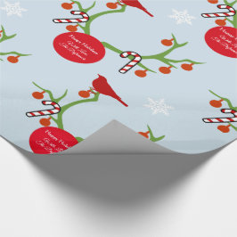 Papel De Presente Reindeer personalizado Antlers Natal