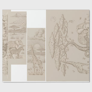 Papel De Presente Relaxe e Saia, Pescador Lab Chocolate Wr