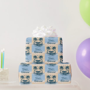 Papel De Presente Relaxe RetiREDE Beach Hammock