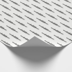 Papel De Presente Remo Remadores Tripulação Equipe Esportes Aquático
