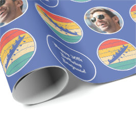 Papel De Presente Removendo Nome da Equipe de Tripulação Idade Foto 