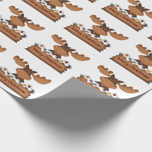 Papel De Presente Renalte Feliz Natal com Luzes de Natal
