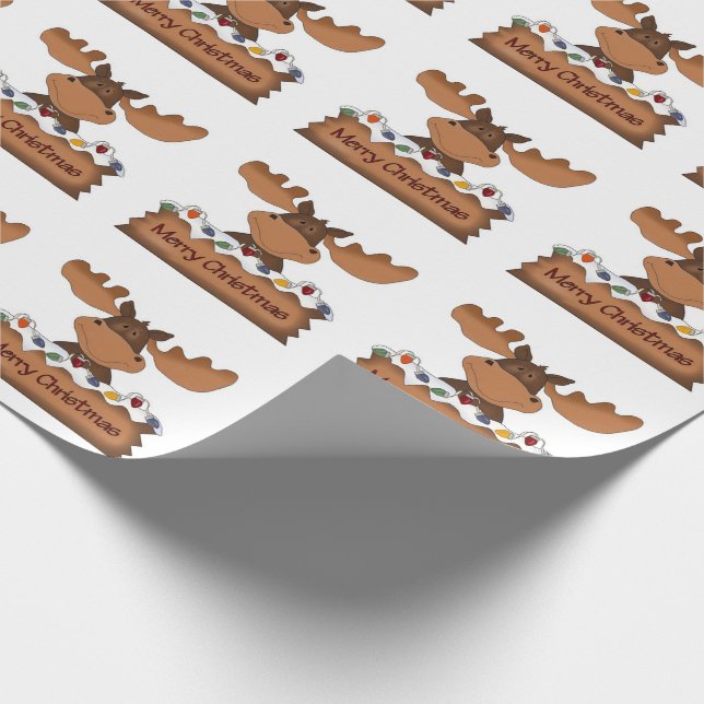 Papel De Presente Renalte Feliz Natal com Luzes de Natal (Ponta)