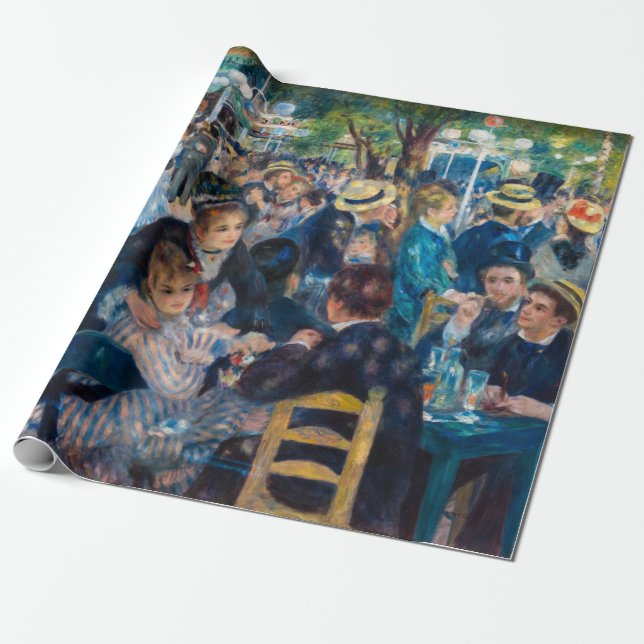 Papel De Presente Renoir - Dança no Le Moulin de la Galette (Desenrolado)