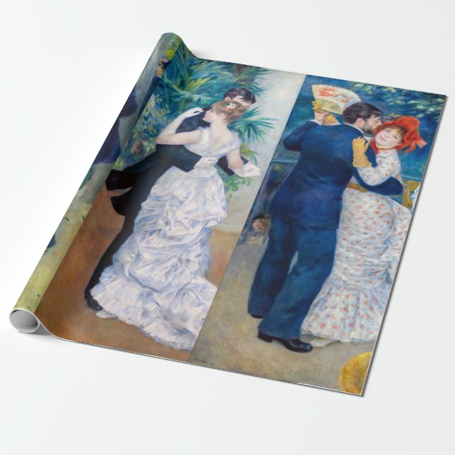 Papel De Presente Renoir - Série de dança: Bougal, Cidade e País (Desenrolado)